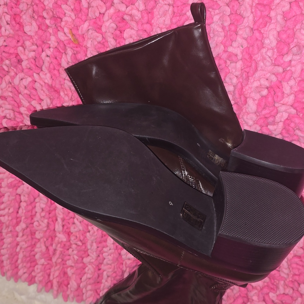 Jeffrey Campbell Alix Tall Chocolate Boots - Picture 9 of 11